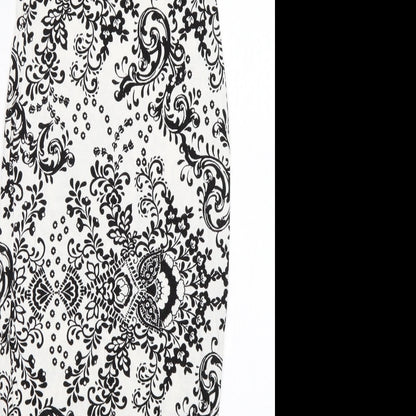 Atmosphere Womens Multicoloured Floral Viscose Pencil Dress  Size 10  Round Neck