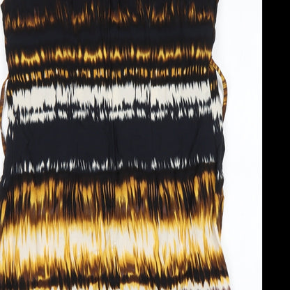 Dorothy Perkins Womens Multicoloured  Viscose Tank Dress  Size 12  Round Neck