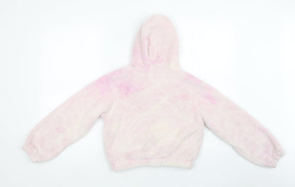 Select Girls Pink Batik  Basic Jacket Jacket Size 14 Years  Zip
