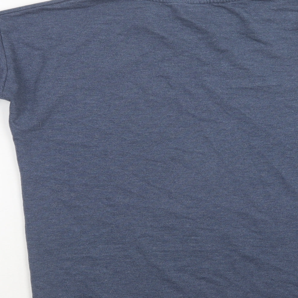 Pep & Co Girls Blue  Cotton Tunic Sweatshirt Size 11-12 Years