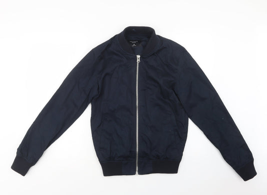 Primark Mens Blue   Bomber Jacket Jacket Size XS  Zip