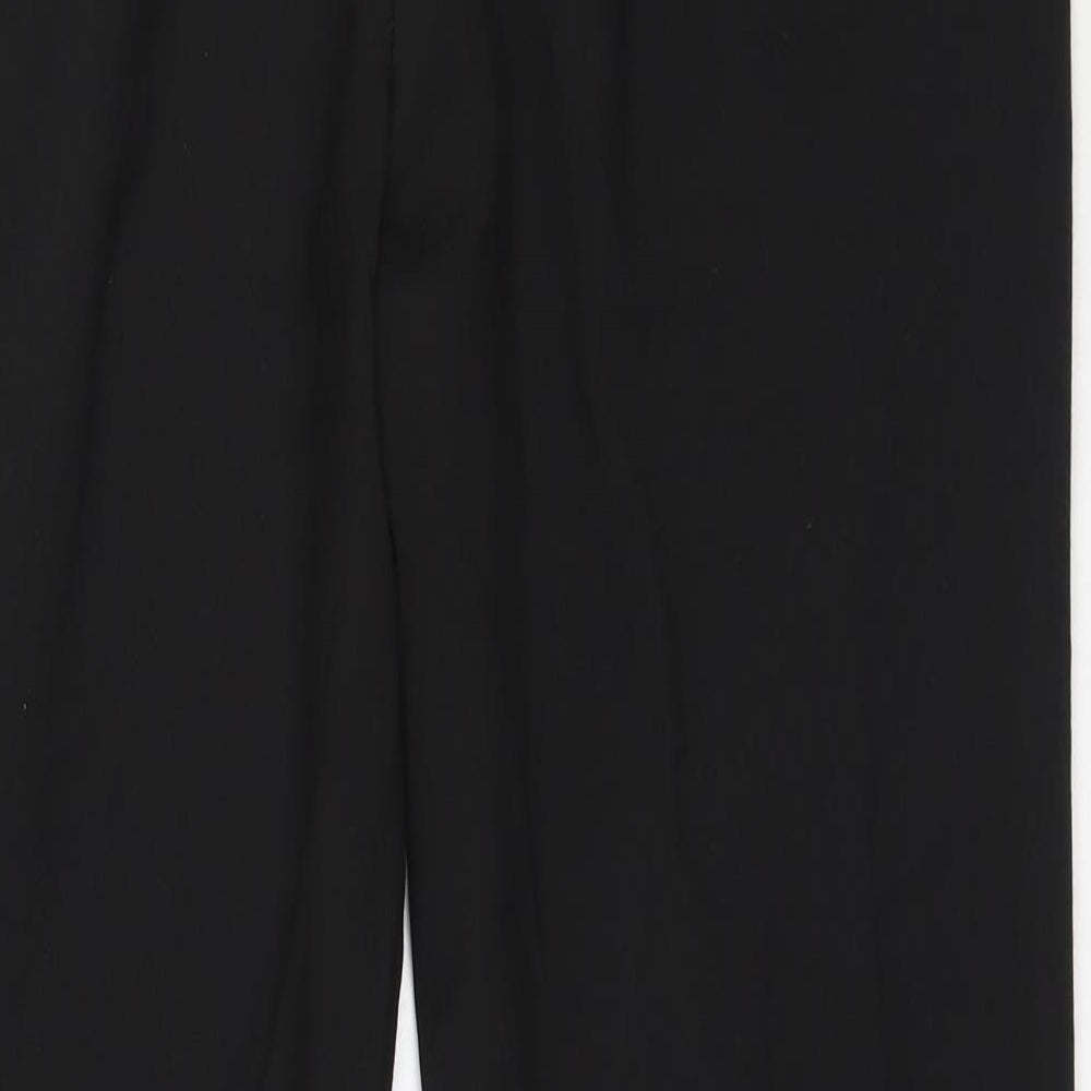 NEXT Mens Black  Polyester Trousers  Size 36 in L29 in Regular