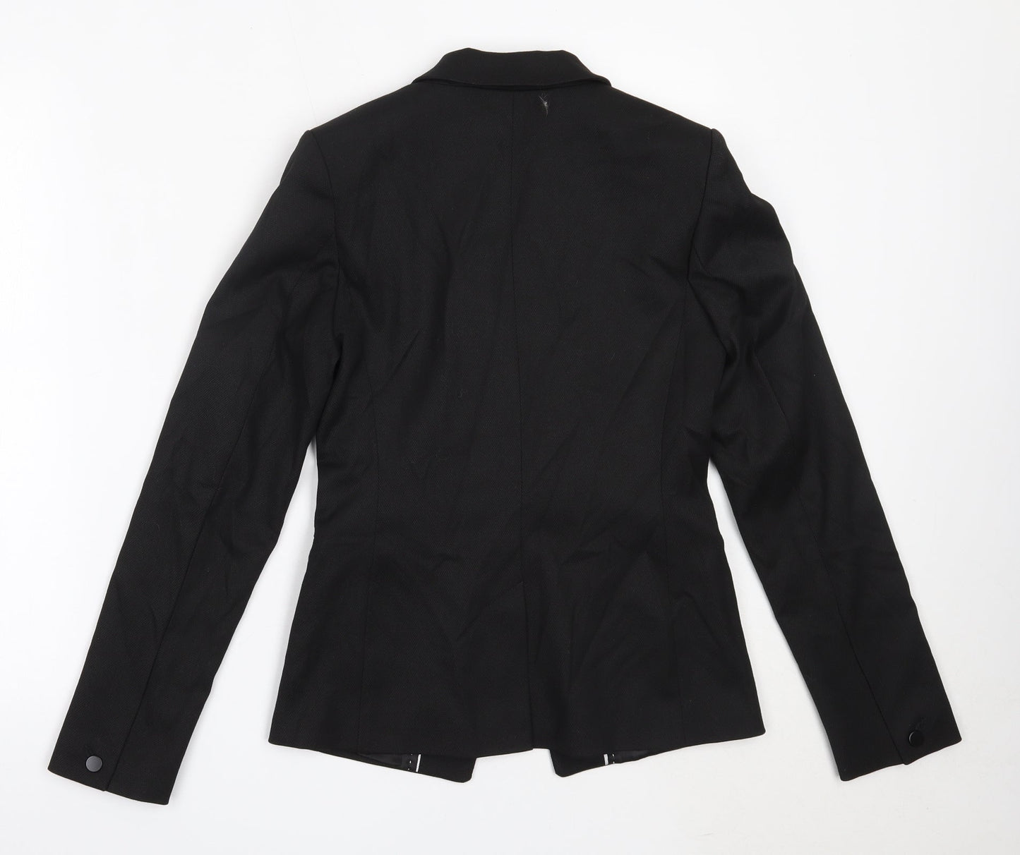 NEXT Womens Black  Polyester Jacket Blazer Size 6