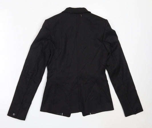 NEXT Womens Black  Polyester Jacket Blazer Size 6