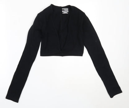 Womens UK Size M PRETTYLITTLETHING Black Basic T-Shirt