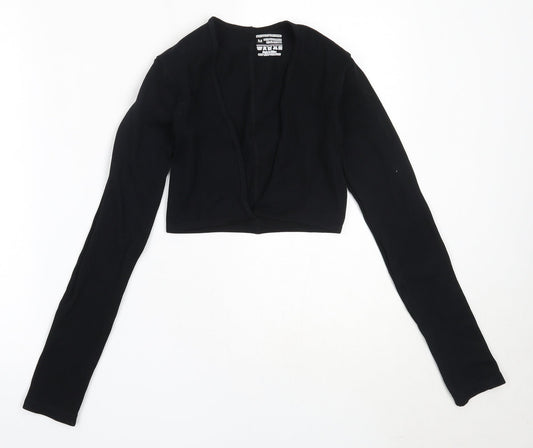 Womens UK Size M PRETTYLITTLETHING Black Basic T-Shirt