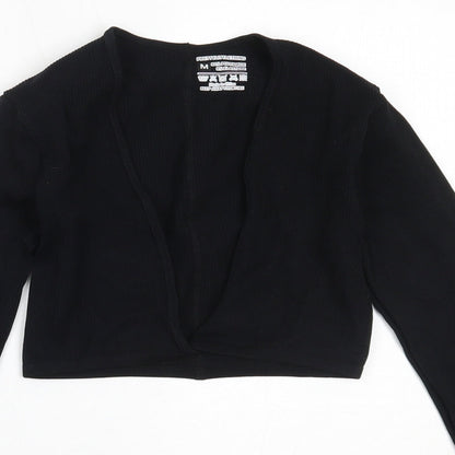 Womens UK Size M PRETTYLITTLETHING Black Basic T-Shirt