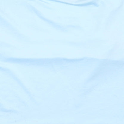 SheIn Womens Blue  Polyester Basic T-Shirt Size M Round Neck