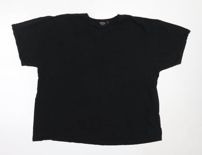 Mens UK Size L Boohoo Black  T-Shirt