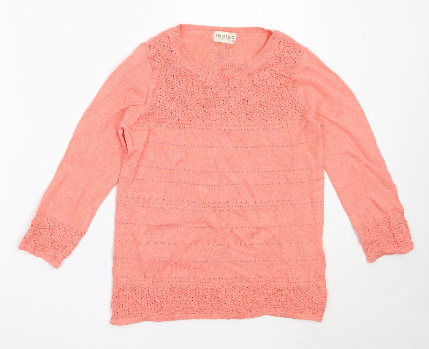 Womens UK Size 8 Marks and Spencer Pink Pullover Jumper