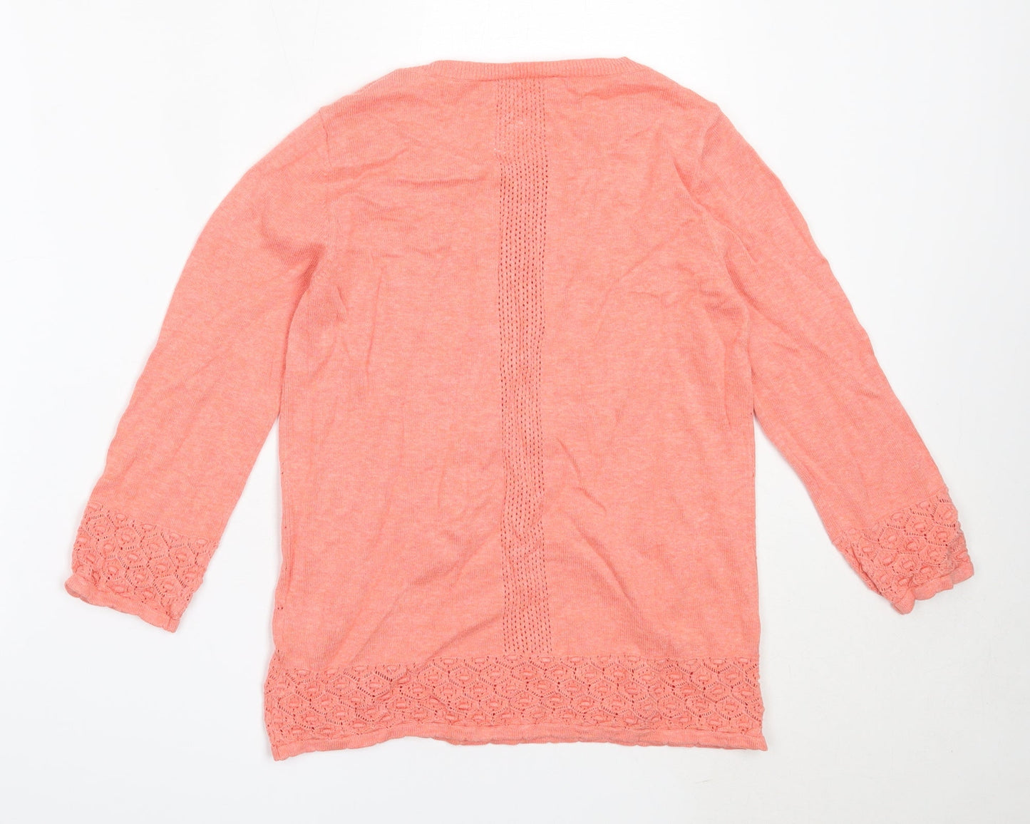Womens UK Size 8 Marks and Spencer Pink Pullover Jumper