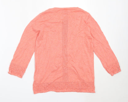 Womens UK Size 8 Marks and Spencer Pink Pullover Jumper