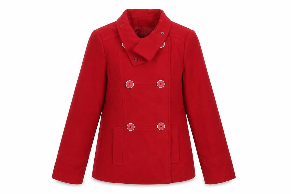 Womens UK Size 12 George Red Overcoat