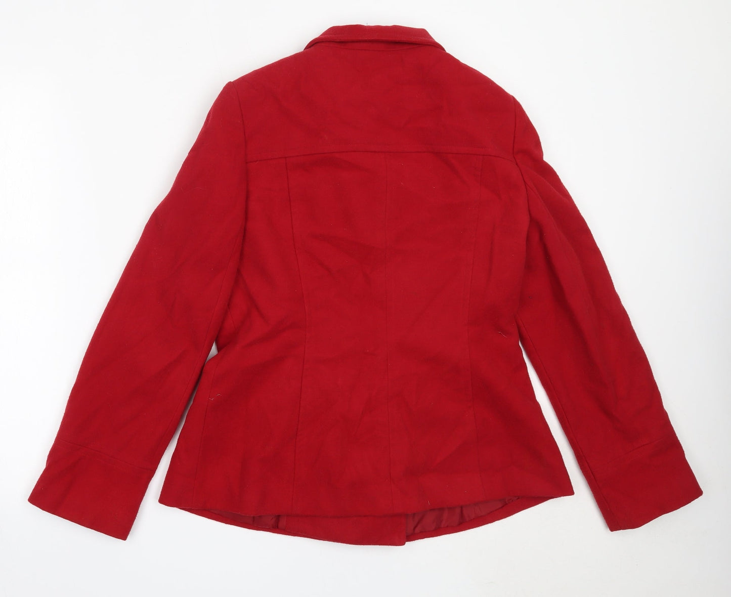 George Womens Red   Overcoat Coat Size 12