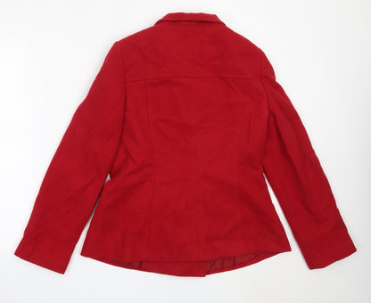 George Womens Red   Overcoat Coat Size 12