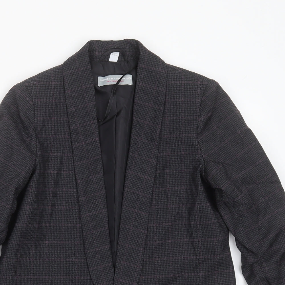 Womens UK Size 4 Dorothy Perkins Regular Grey Blazer