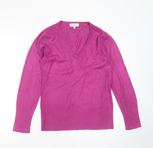 Womens UK Size 8 Debenhams Purple Pullover Jumper