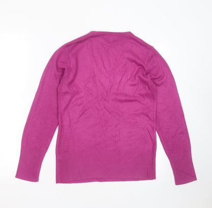 Womens UK Size 8 Debenhams Purple Pullover Jumper
