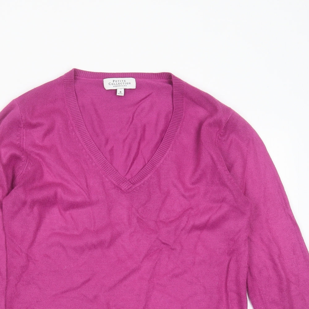 Womens UK Size 8 Debenhams Purple Pullover Jumper
