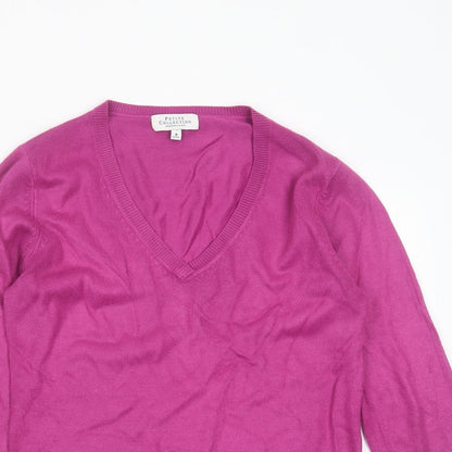 Womens UK Size 8 Debenhams Purple Pullover Jumper