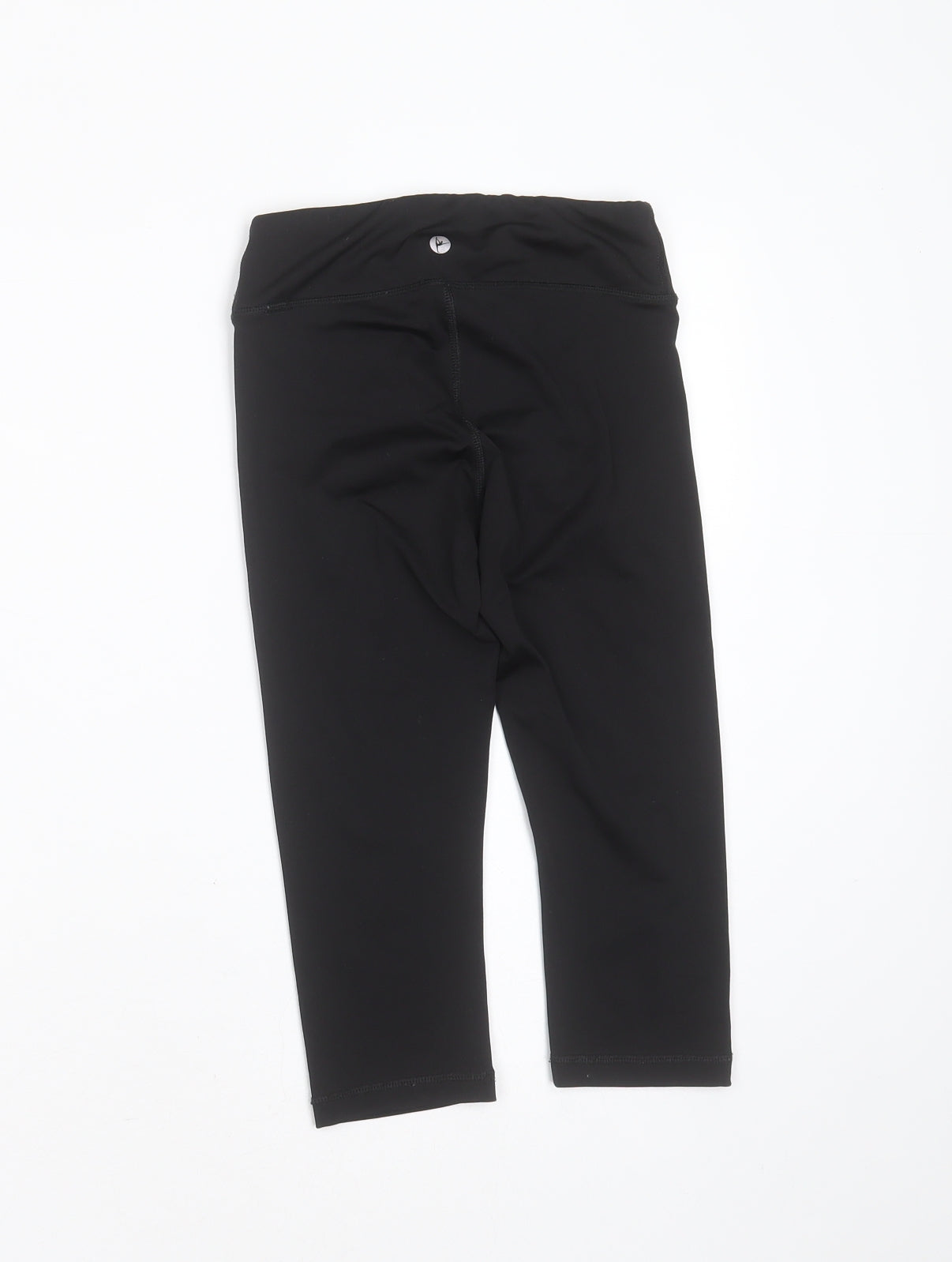 90 Degree Girls Black  Polyester Capri Trousers Size 7-8 Years  Extra-Slim  - active wear