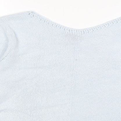 Womens UK Size 8 Per Una Blue Pullover Jumper