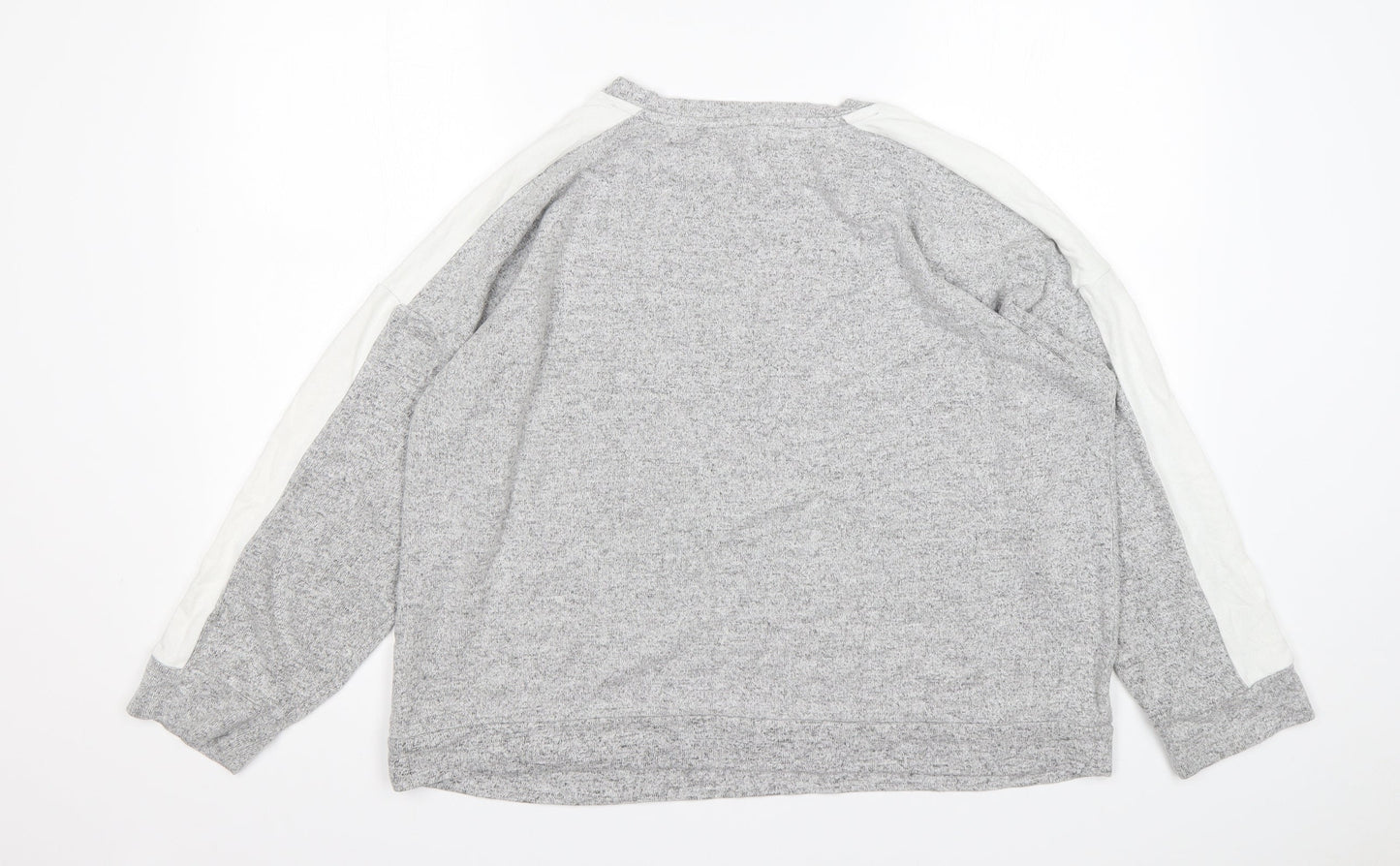 Womens UK Size 14 Jeff&Co Grey Pullover Jumper