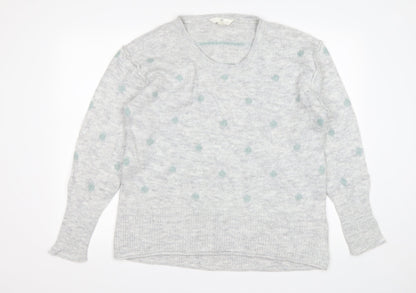Womens UK Size L H&M Grey Pullover Jumper