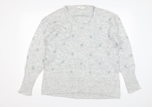 Womens UK Size L H&M Grey Pullover Jumper
