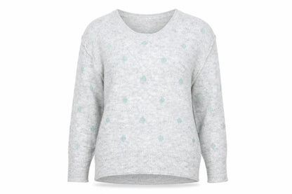 Womens UK Size L H&M Grey Pullover Jumper