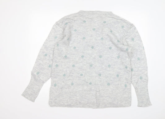 Womens UK Size L H&M Grey Pullover Jumper