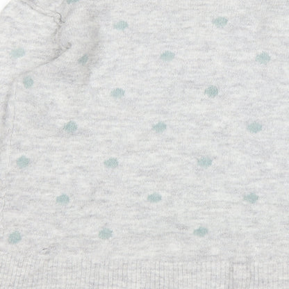Womens UK Size L H&M Grey Pullover Jumper