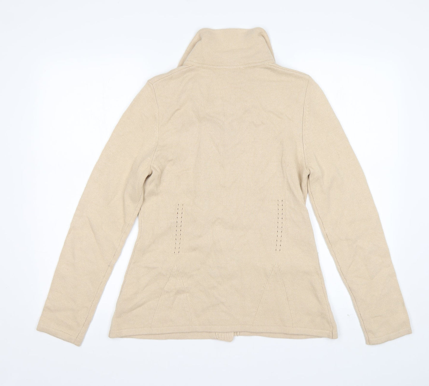 Womens UK Size 10 Gerry Weber Beige Cardigan Jumper