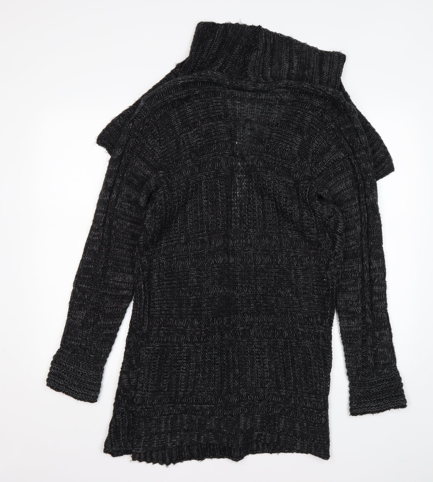 Womens UK Size S Preworn Grey Cardigan Jumper