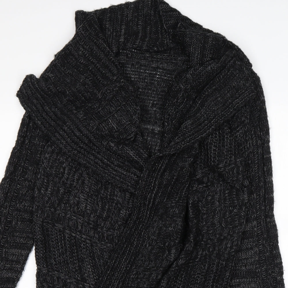 Womens UK Size S Preworn Grey Cardigan Jumper