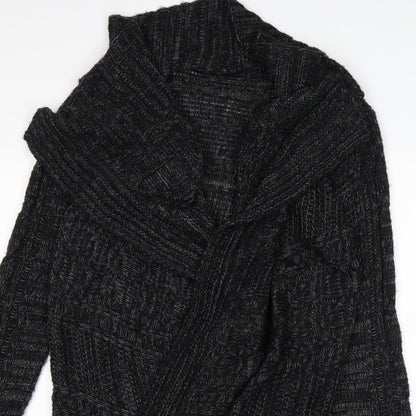 Womens UK Size S Preworn Grey Cardigan Jumper