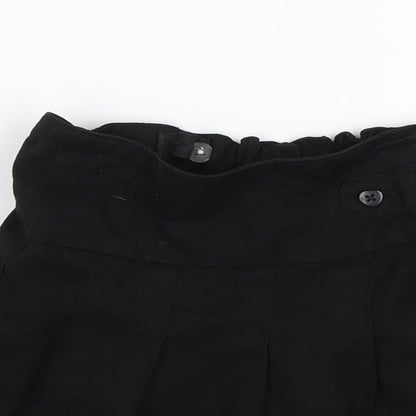 Nutmeg Girls Black  Polyester A-Line Skirt Size 4-5 Years  Regular