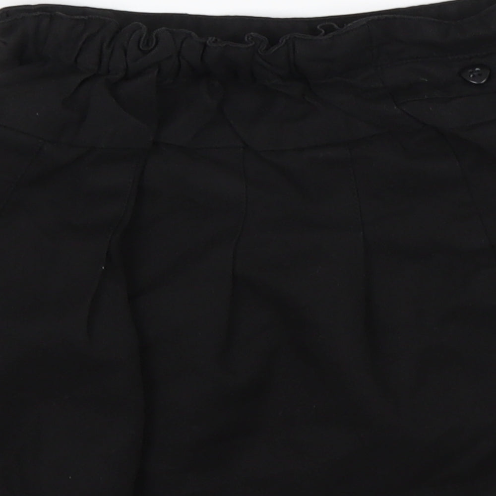 Nutmeg Girls Black  Polyester A-Line Skirt Size 4-5 Years  Regular