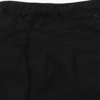Nutmeg Girls Black  Polyester A-Line Skirt Size 4-5 Years  Regular