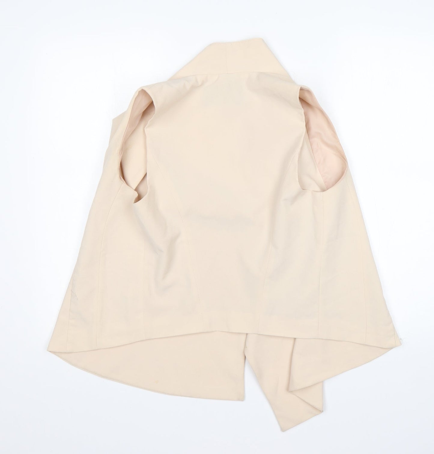 Atmosphere Womens Beige  Polyester Jacket Blazer Size 10