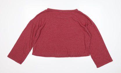 Womens UK Size L New Look Pink Pullover Jumper