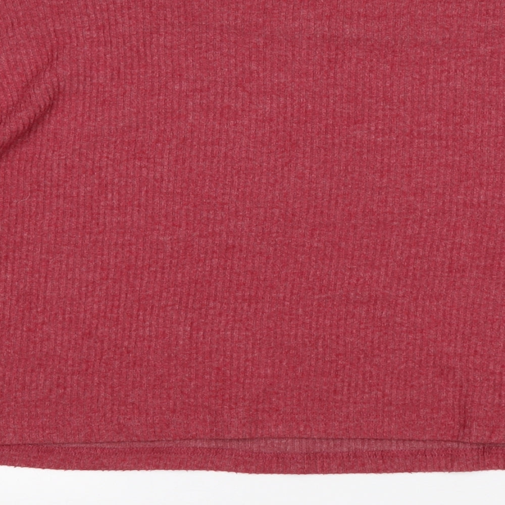 Womens UK Size L New Look Pink Pullover Jumper