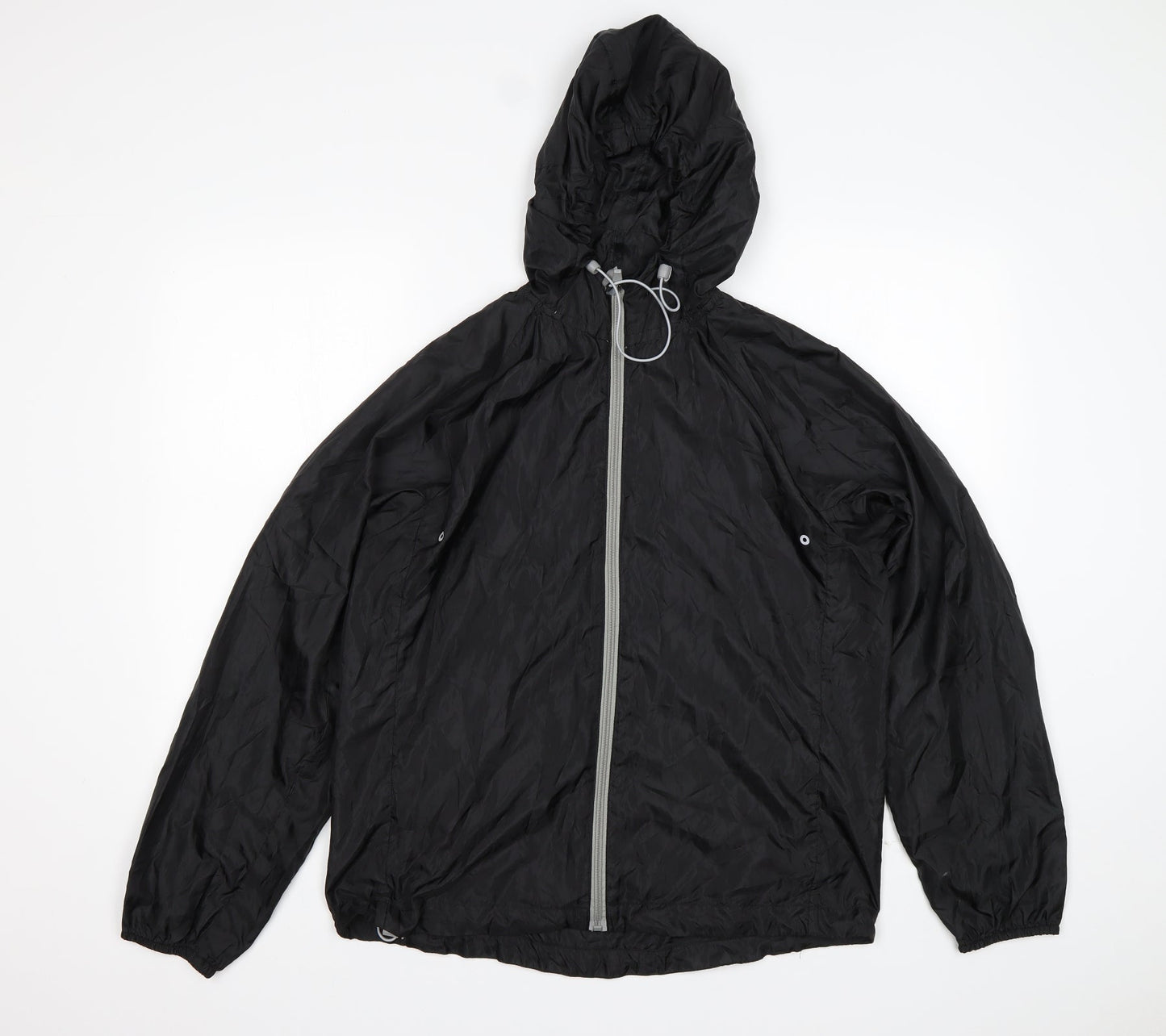 Womens UK Size 14 Atmosphere Black Windbreaker Coat