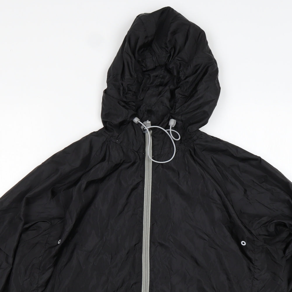 Womens UK Size 14 Atmosphere Black Windbreaker Coat