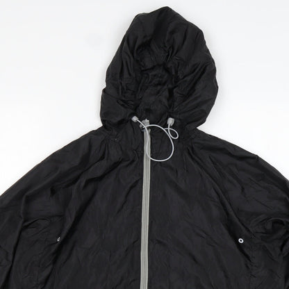 Womens UK Size 14 Atmosphere Black Windbreaker Coat