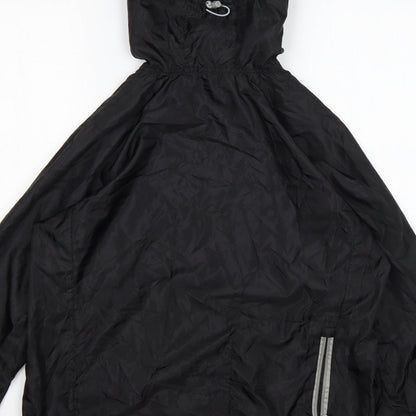 Womens UK Size 14 Atmosphere Black Windbreaker Coat