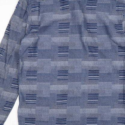 Mens UK Size XS Jack Wills Blue  Button-Up Long Sleeve Casual Shirt