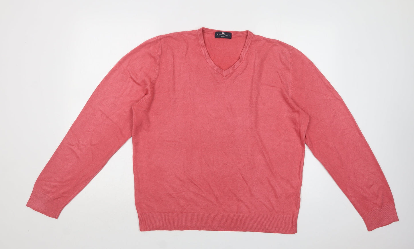 Womens UK Size L M&S Pink Pullover Jumper
