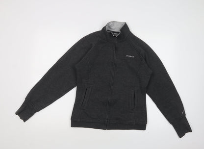 Womens UK Size 10 LA Gear Grey Full Zip Sweatshirt