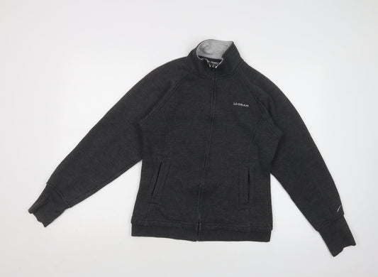 Womens UK Size 10 LA Gear Grey Full Zip Sweatshirt